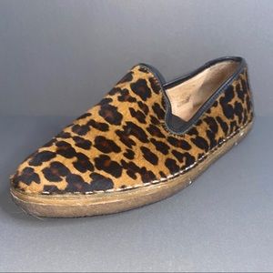 J. Crew Women's size 7 Leopard Print  Flats Loafer